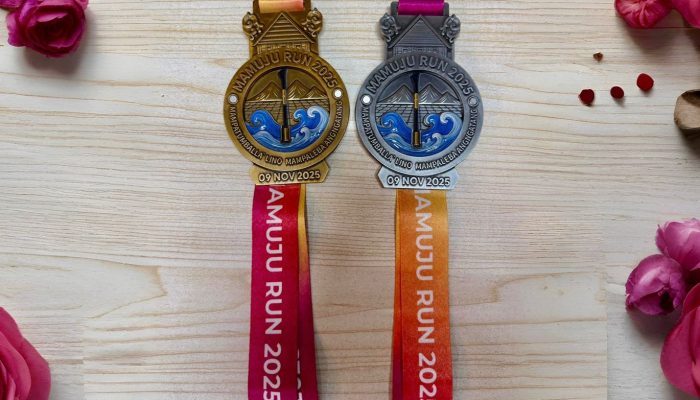 Dibuat di China, Ini Makna dan Filosofi di Balik Desain Medali “Mamuju Run 2025”