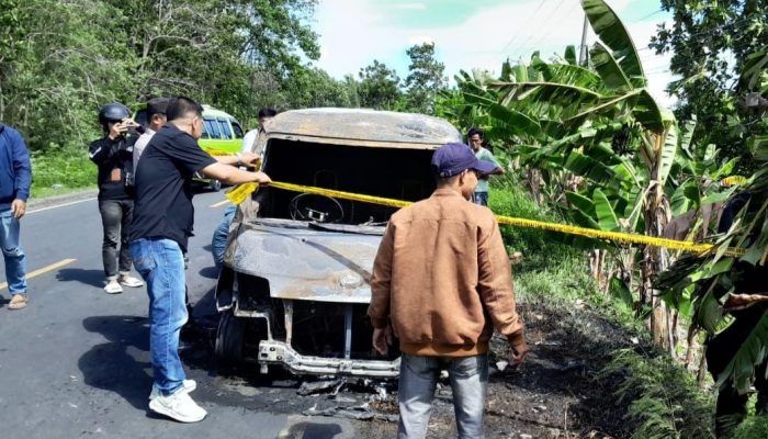 Ini Kronologi Mobil Pengangkut Uang Rp 4,6 Miliar Milik BNI Polman Terbakar