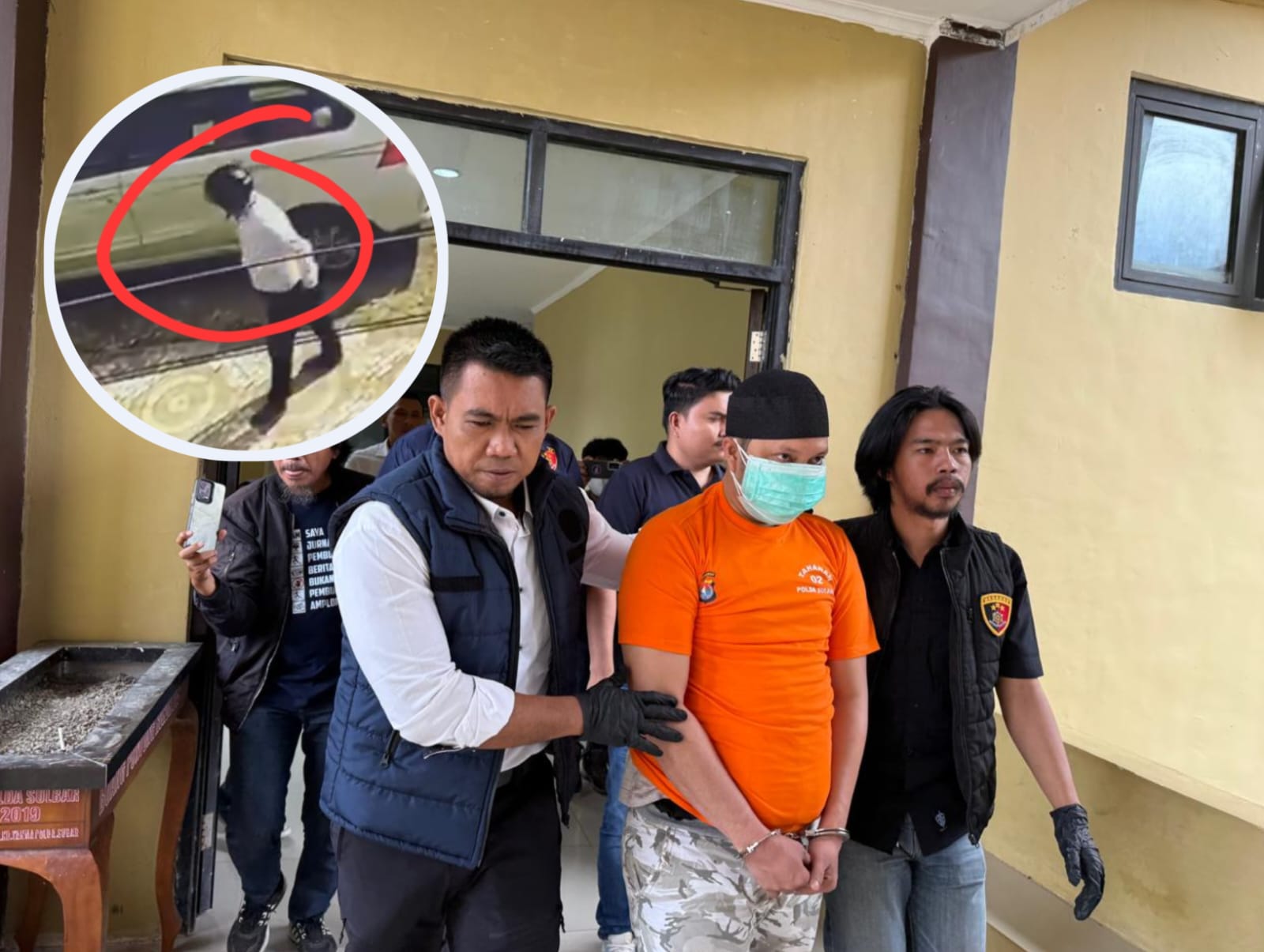 Pelaku pencurian Dana Desa Tapandullu 388 juta di Mamuju.