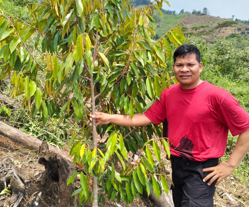Polisi Makmur tanam durian