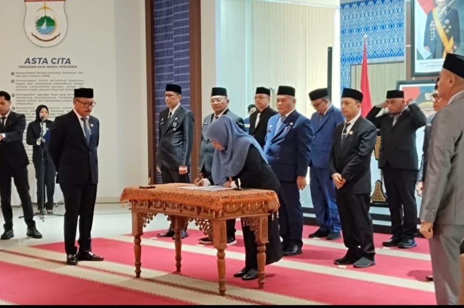 Pelantikan 10 Pejabat Sulbar