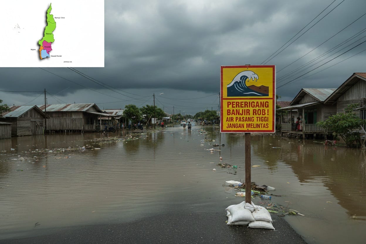 Peringatan Banjir ROB Sulbar