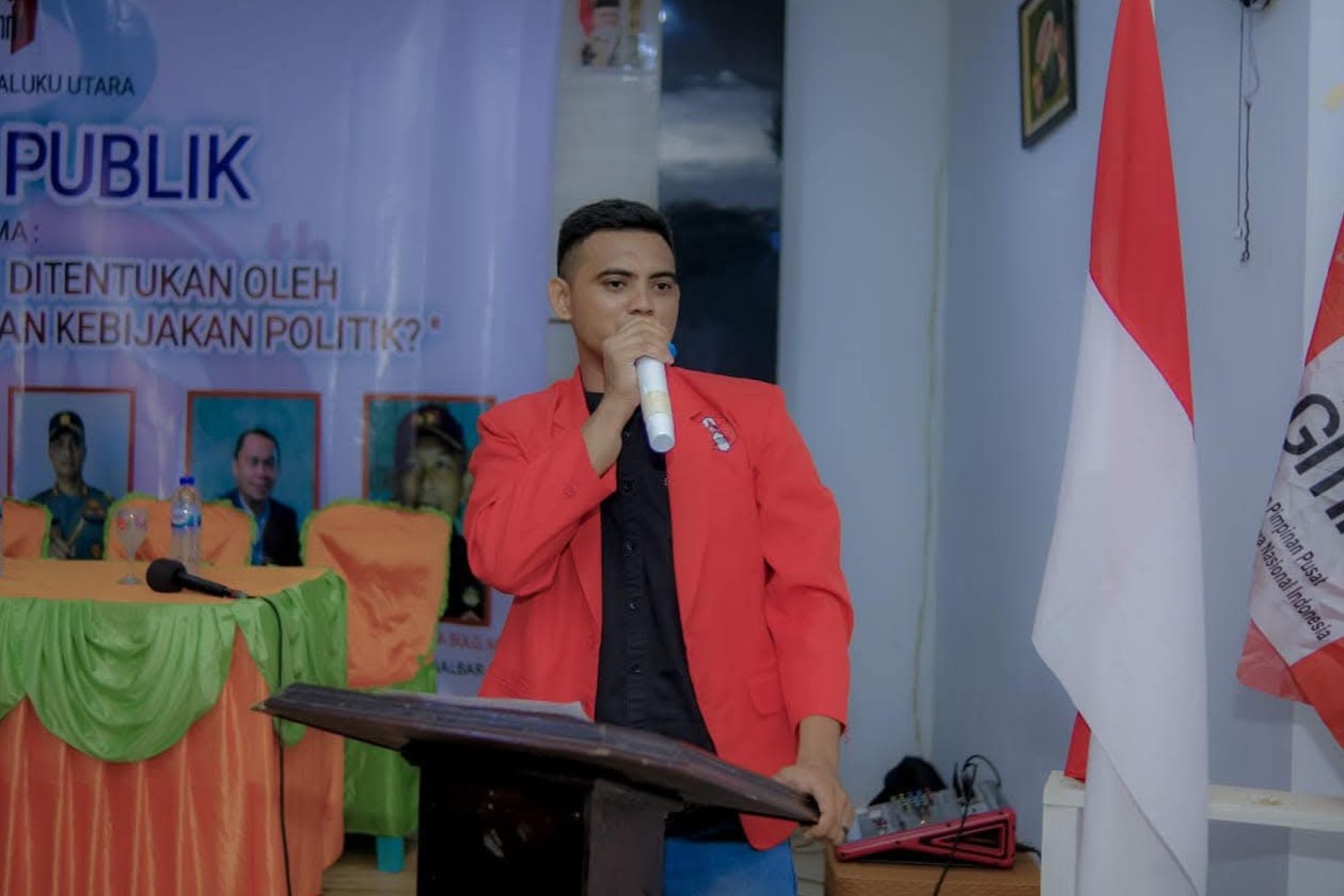 Ketua DPD GMNI Maluku Utara, Alfonsius Gisisi