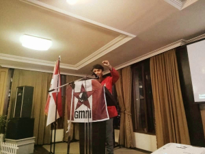 Waktu Ketua Bidang Kesehatan Masyarakat DPP GMNI, Muh Rizky