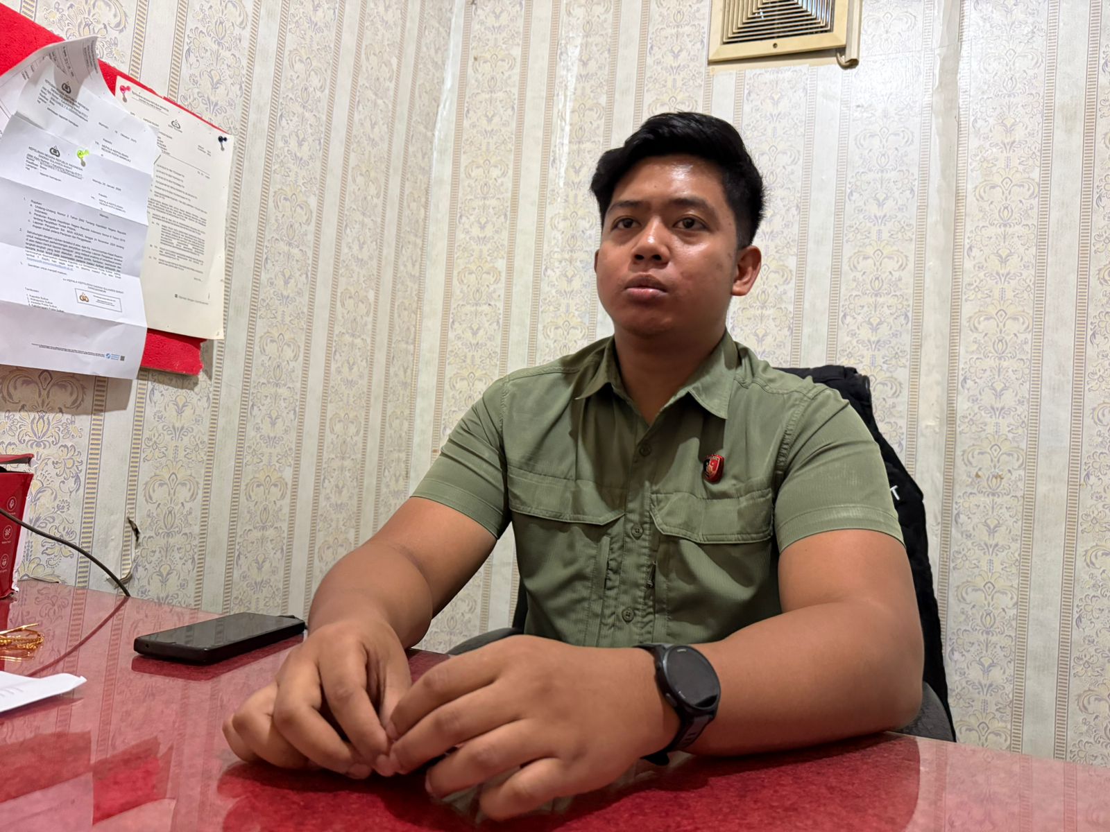 Kanit Pidum Polresta Mamuju, Ipda Alfin Abas