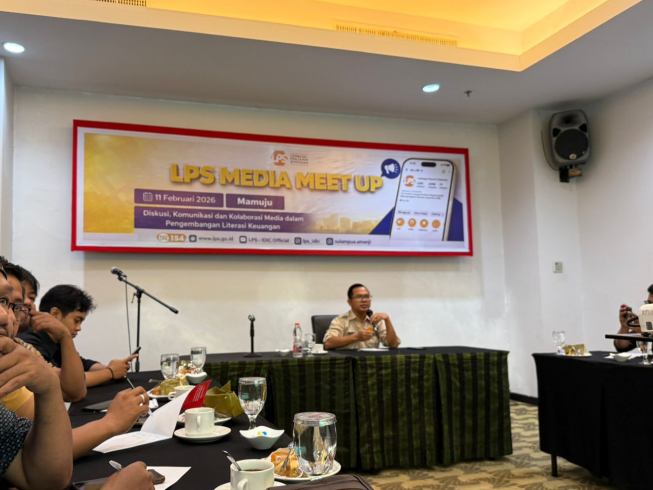 Media Meet Up LPS Sulampua di Mamuju, Sulawesi Barat.