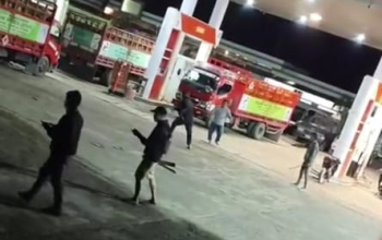 Perkelahian di SPBU Belang-Belang