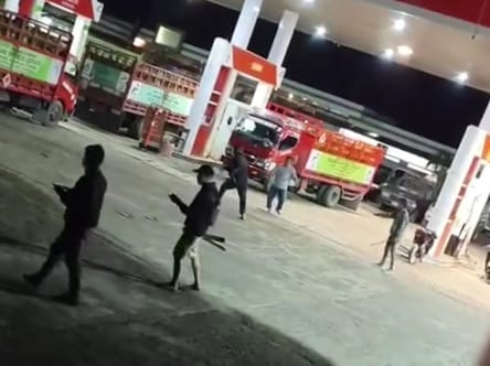 Perkelahian di SPBU Belang-Belang