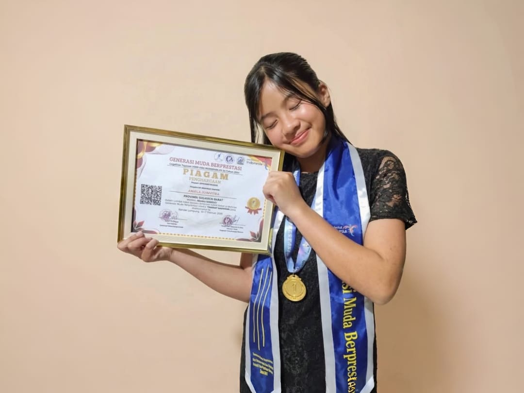 Aniela Juinivita, Kreator Asal Mamasa Sukses Raih Medali Emas Tingkat Nasional