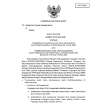 Surat Edaran THR Sulbar