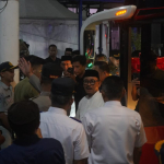 Gubernur Pantau Arus Mudk di Terminal Simbuang