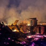 Kebakaran di Balanipa Polman