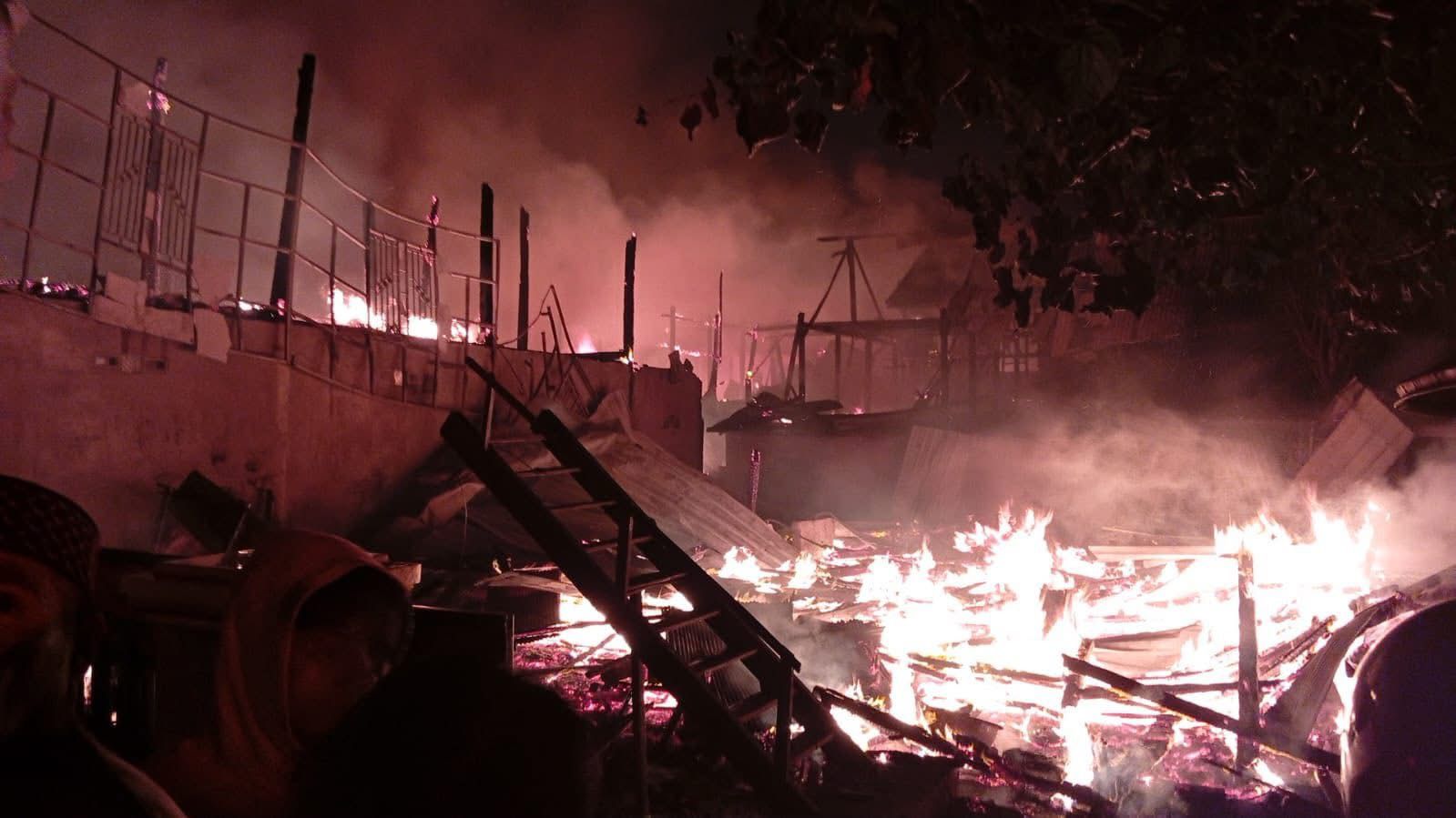 Kebaran di Galung Tulu Polman