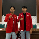 Ketua dan Sekretaris GMNI Sulbar