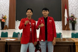 Ketua dan Sekretaris GMNI Sulbar