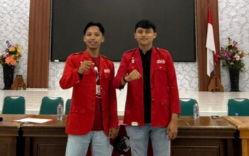 Ketua dan Sekretaris GMNI Sulbar