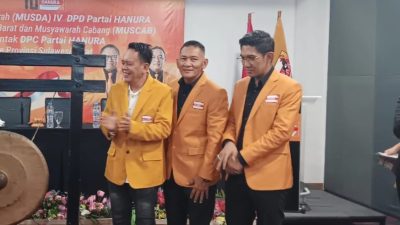 Andi Dodi Hermawan terpilih aklamasi jadi Ketua DPD Partai Hanura Sulawesi Barat.