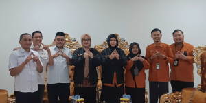 Ketua DPRD Sulbar, Amalia Fitri, terima audiens BPS Sulbar.