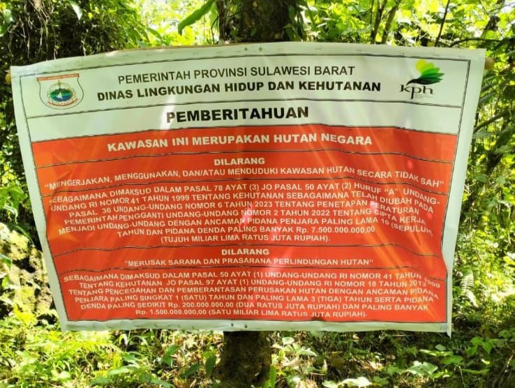 Pemuda Botteng Kecam Pemasangan Plang Hutan Lindung di Kawasan Permukiman Warga