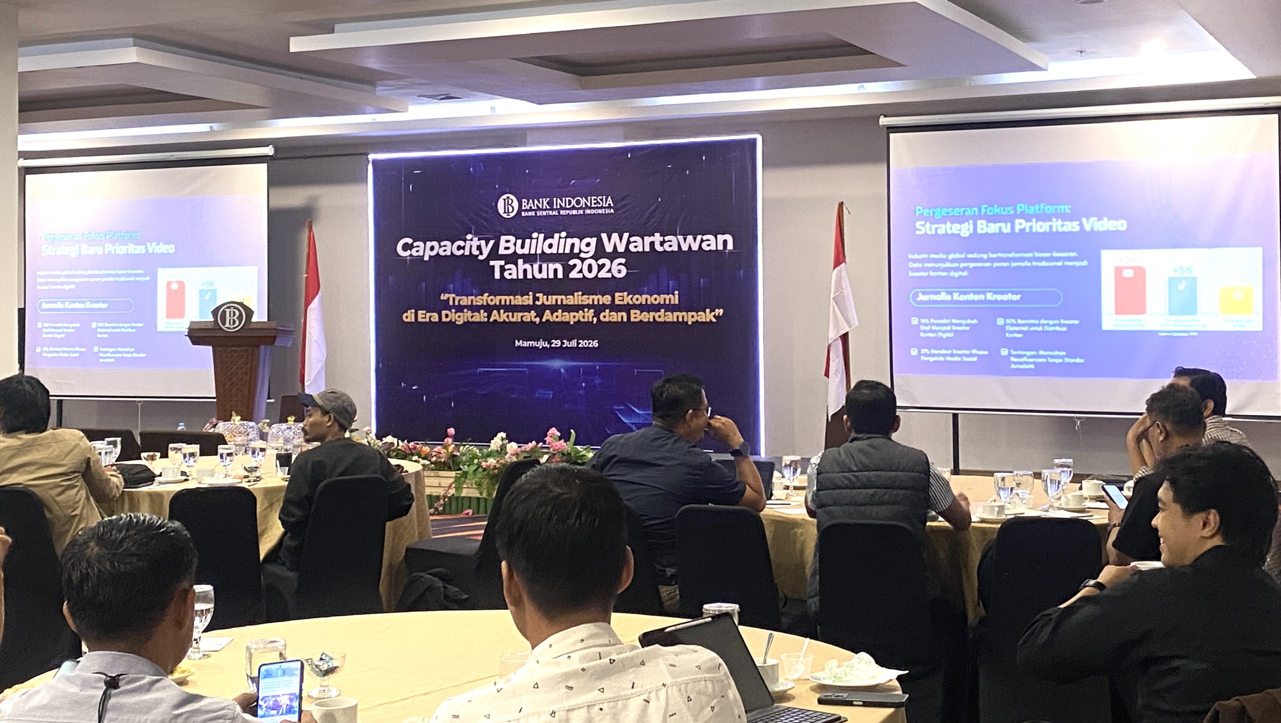 BI Sulbar Tingkatkan Kompetensi Wartawan Lewat Capacity Building 2026