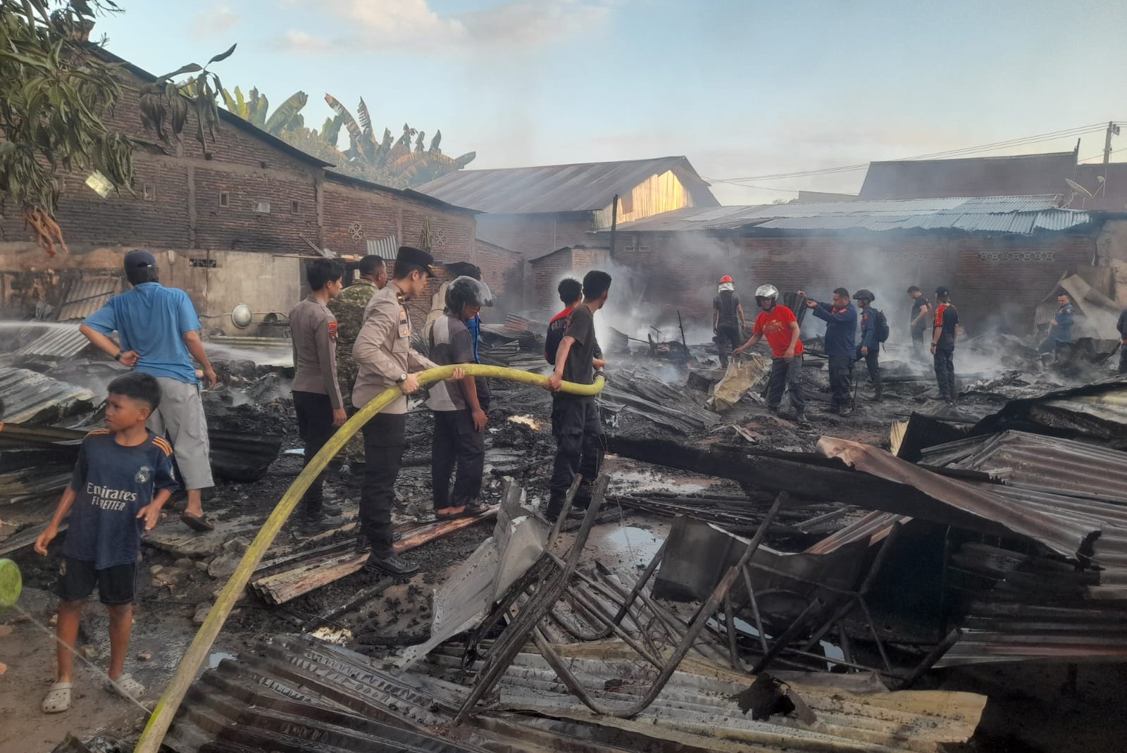 Kebakaran di Polewali Mandar