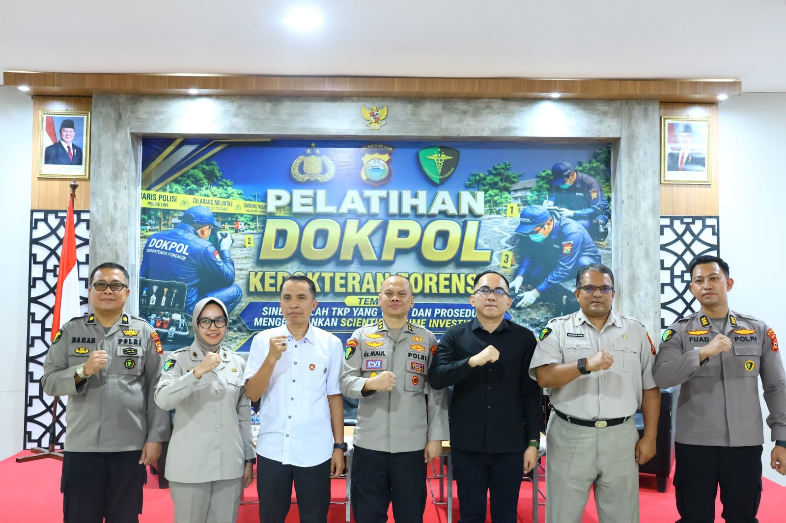 Dokter Forensik Polda Sulbar Jadi Pemateri Utama Pelatihan Olah TKP Biddokkes Polda Sulsel