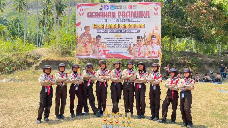 Boyong 5 Piala, SD Inpres Karema Jadi Juara Umum Lomba Penggalang Kwarran Simboro