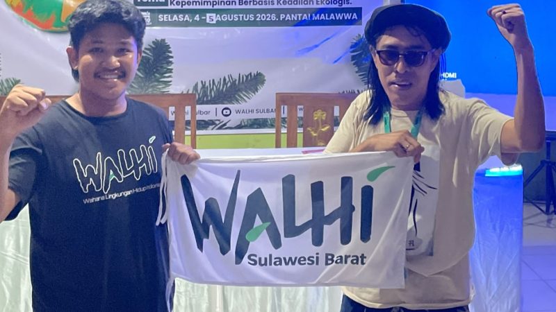 Sakti Sanjaya Terpilh Pimpim WALHI Sulbar 2026-20230 di PDLH IV