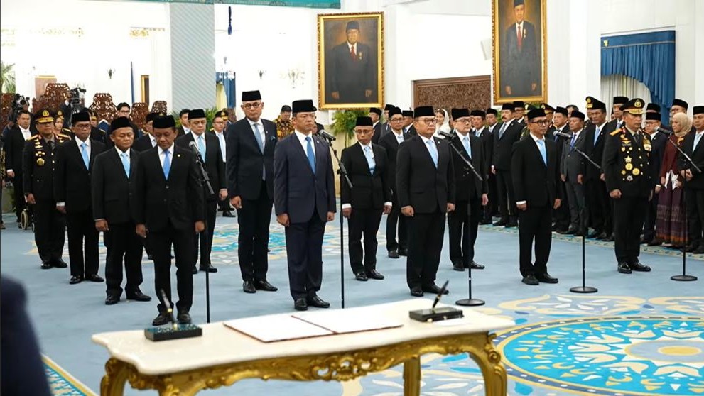 Pejabat Dilantik Prabowo