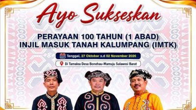 100 Tahun Injil masuk Kalumpang