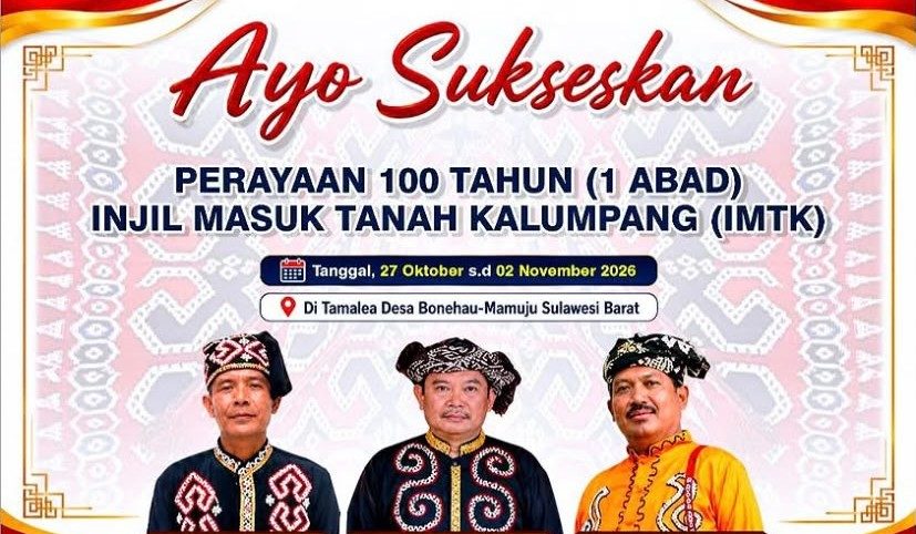 100 Tahun Injil masuk Kalumpang