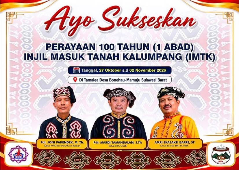 Seabad Injil di Tanah Kalumpang, GKSB Momentum Merawat Iman, Budaya dan Lingkungan